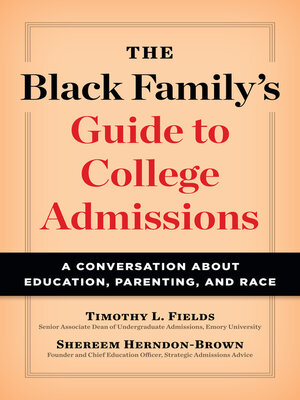 cover image of The Black Family's Guide to College Admissions